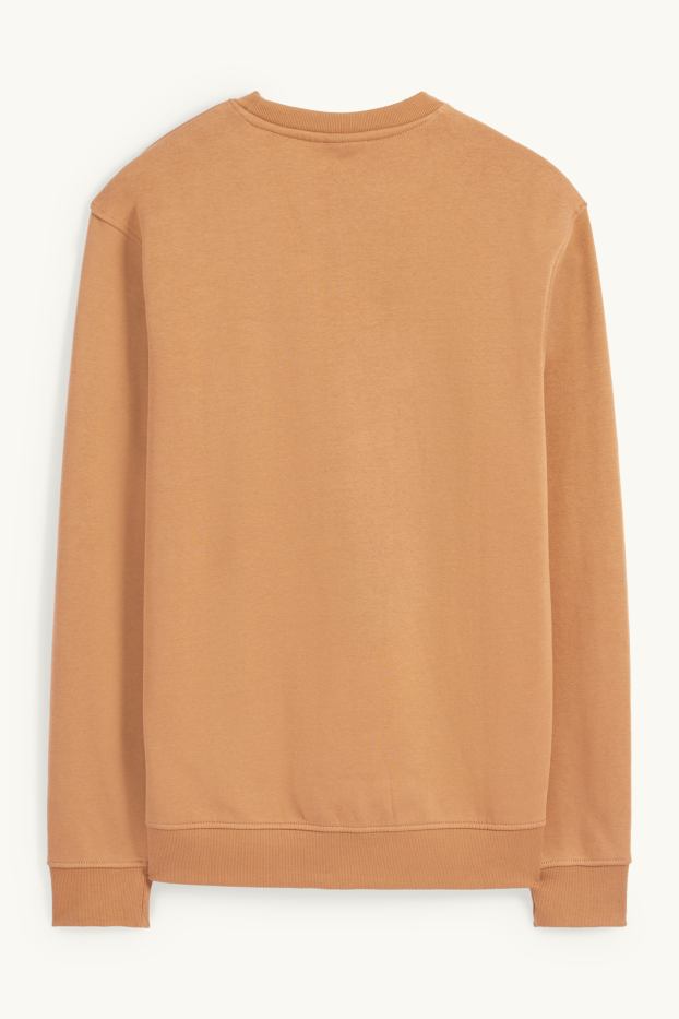 Heren - Sweatshirt - bruin