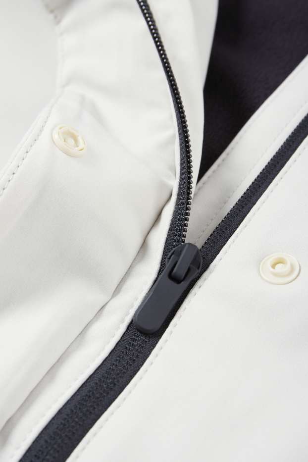 Femei - Geacă softshell cu glugă - rezistentă la apă - 4 Way Stretch - bej deschis