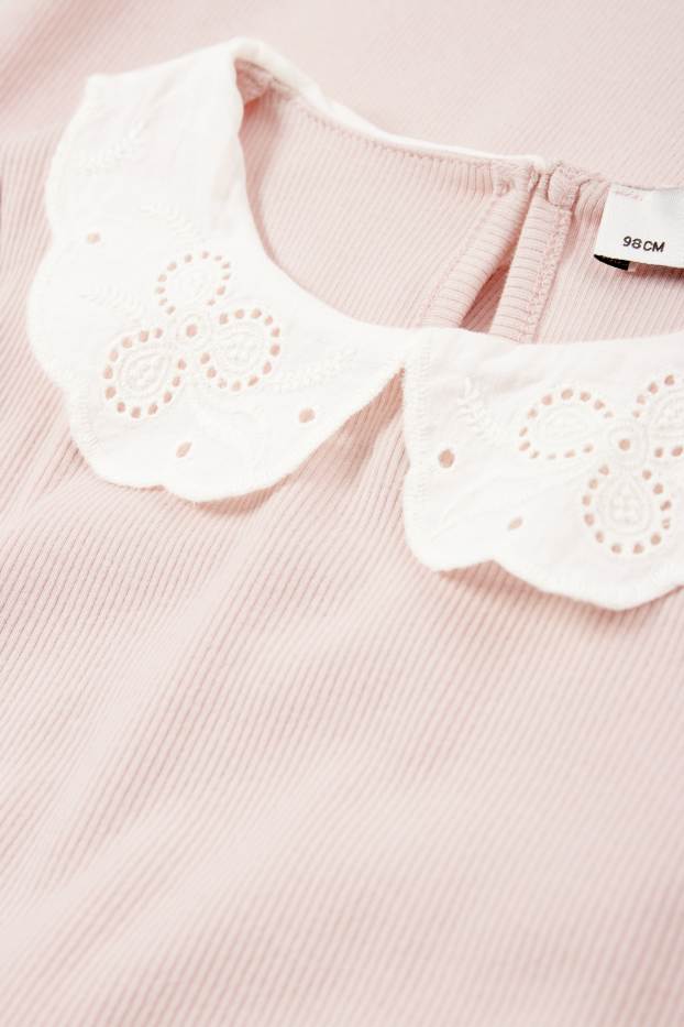 Bambine - Maglia a maniche lunghe - rosa