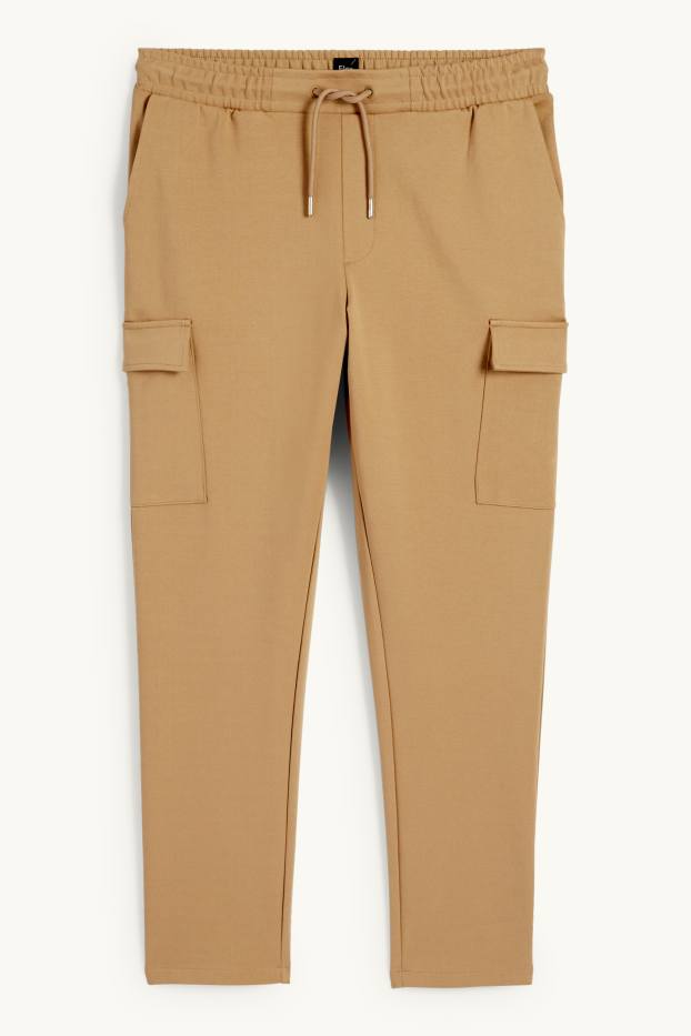 Hommes - Pantalon de jogging cargo - Flex - kaki