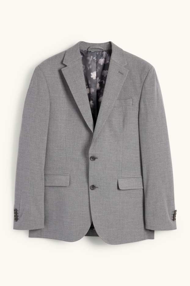 Hommes - Veste de costume - regular fit - Flex - 4 Way Stretch - gris