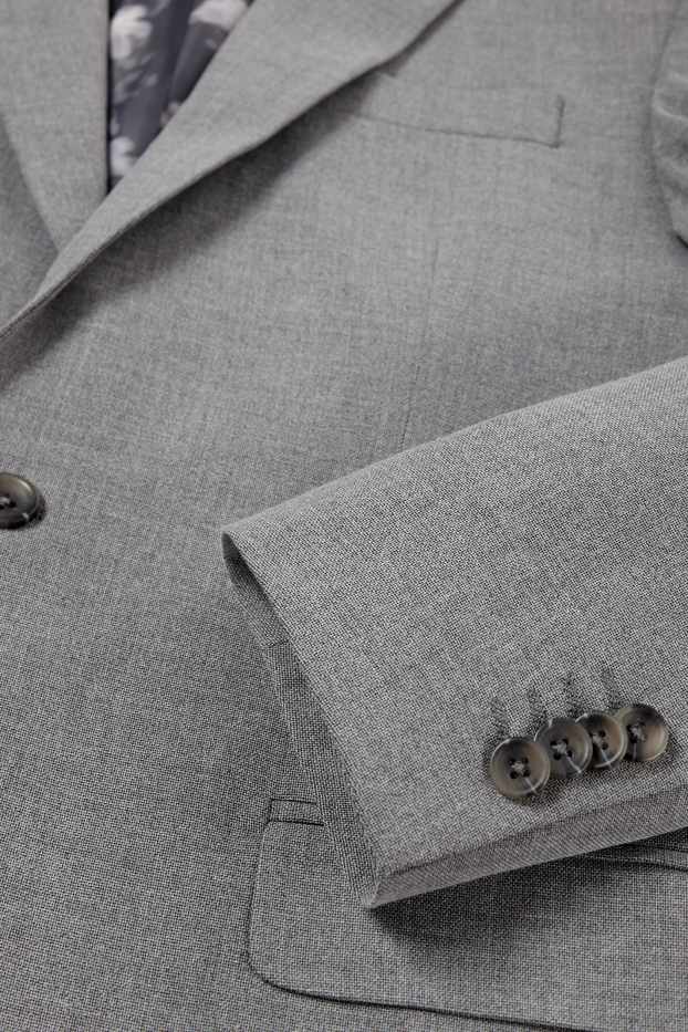 Hommes - Veste de costume - regular fit - Flex - 4 Way Stretch - gris