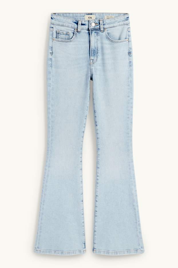 Femmes - Flared jean - mid waist - LYCRA® - jean bleu clair