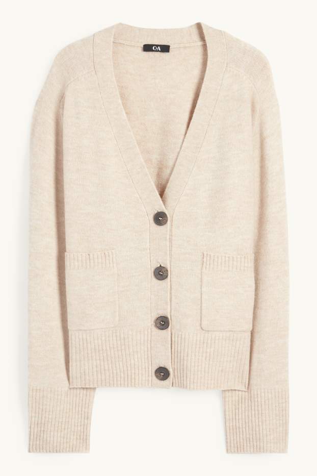 Femmes - Gilet en maille - beige