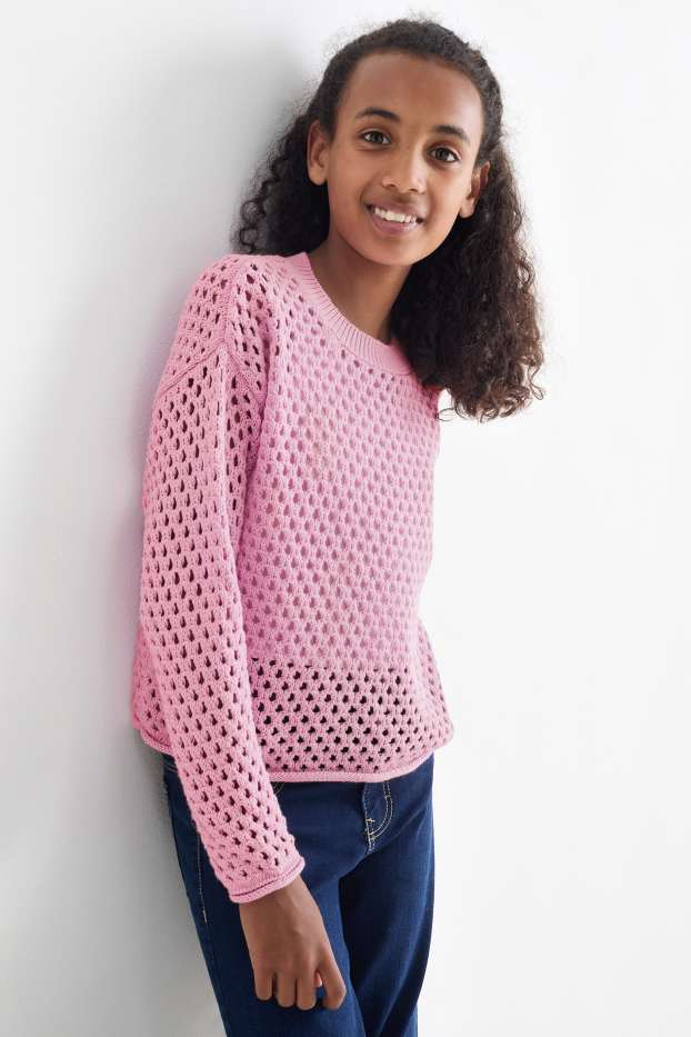 Bambine - Maglione - fucsia