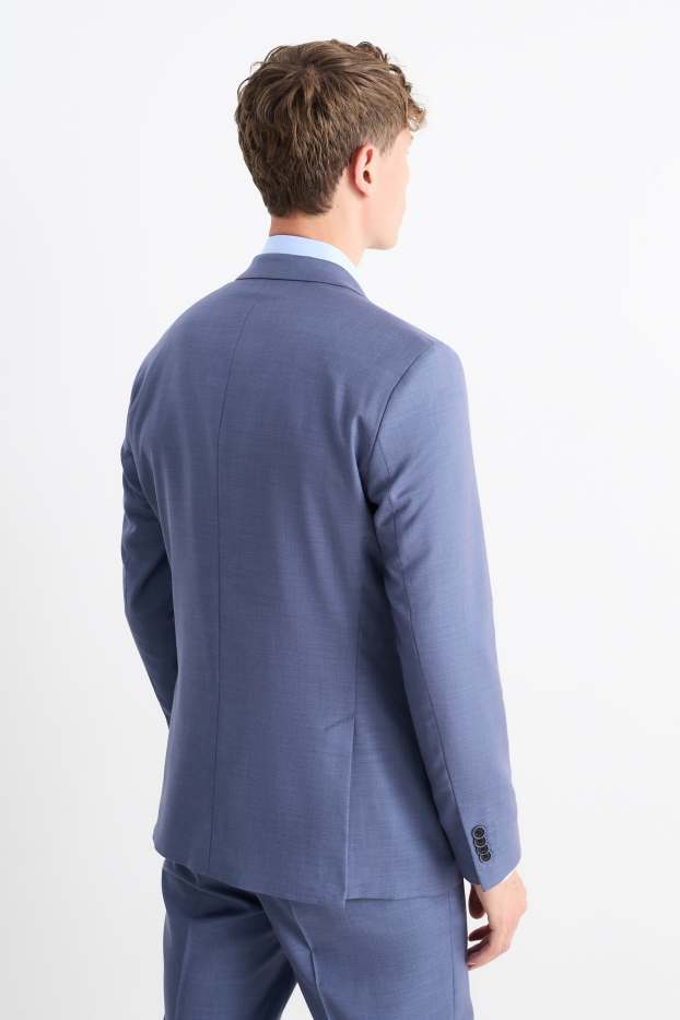 Herren - Baukasten-Sakko - Regular Fit - Flex - blau