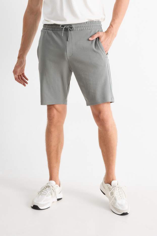 Home - Pantalons curts de xandall - verd