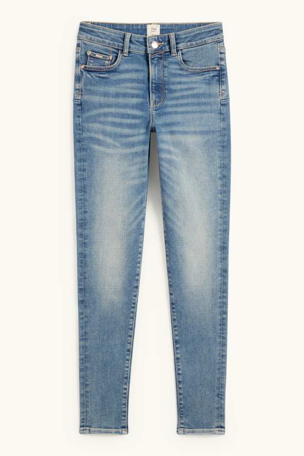 Femmes - Skinny jean - mid waist - shaping jean - Flex - LYCRA® - jean bleu