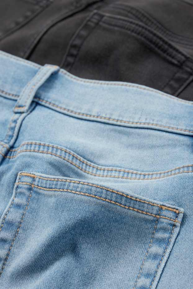 Nen - Paquet de 2 - slim jeans - cinturilla extraampla - blau
