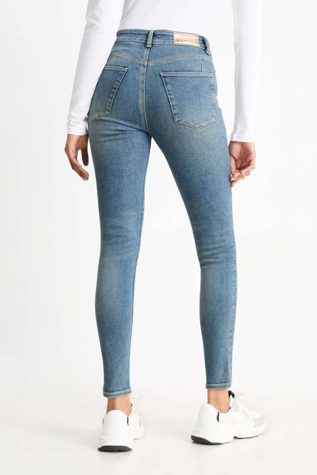 Femmes - Skinny jean - mid waist - shaping jean - Flex - LYCRA® - jean bleu