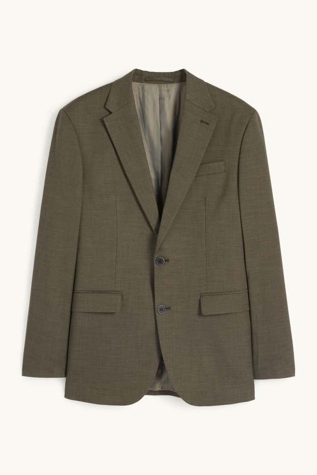 Herren - Baukasten-Sakko - Regular Fit - Flex - dunkelgrün