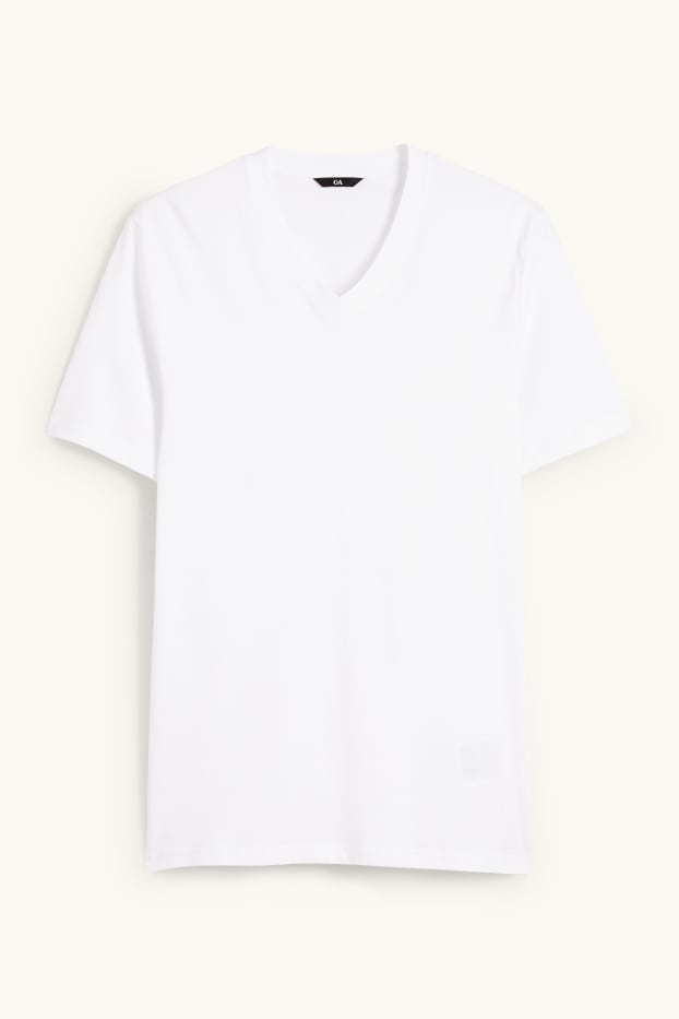 Herren - T-Shirt - Regular Fit - weiss