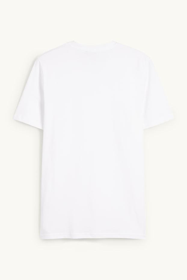 Herren - T-Shirt - Regular Fit - weiss