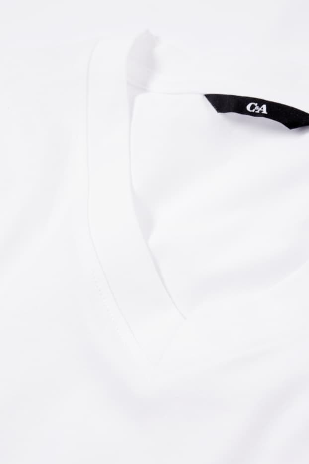 Herren - T-Shirt - Regular Fit - weiss