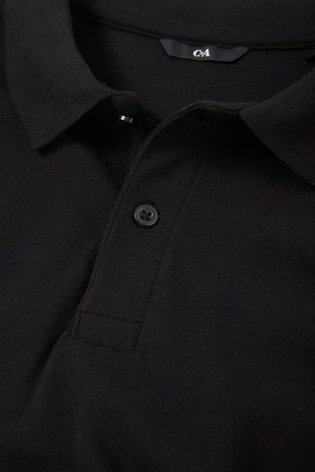 Bărbați - Tricou polo - negru