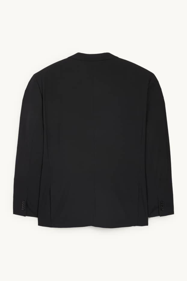 Hommes - Veste de costume - regular fit - Flex - 4 Way Stretch - noir