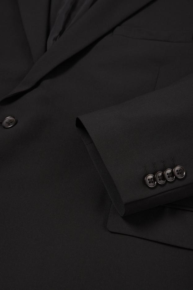 Hommes - Veste de costume - regular fit - Flex - 4 Way Stretch - noir