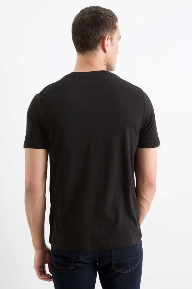 Hommes - Lot de 3 - T-shirts - regular fit - noir