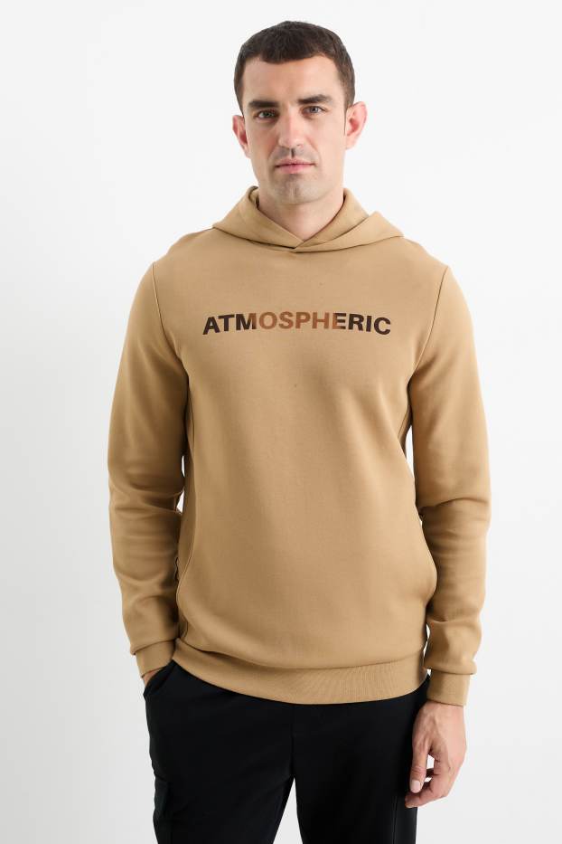 Herren - Hoodie - hellbraun