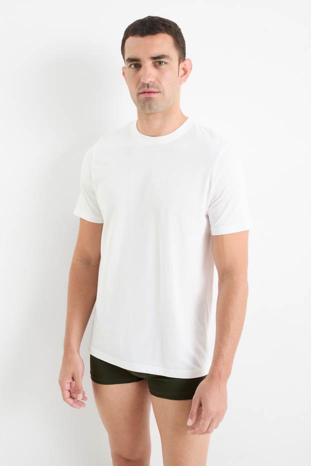 Uomo - Confezione da 2 - canottiera - bianco