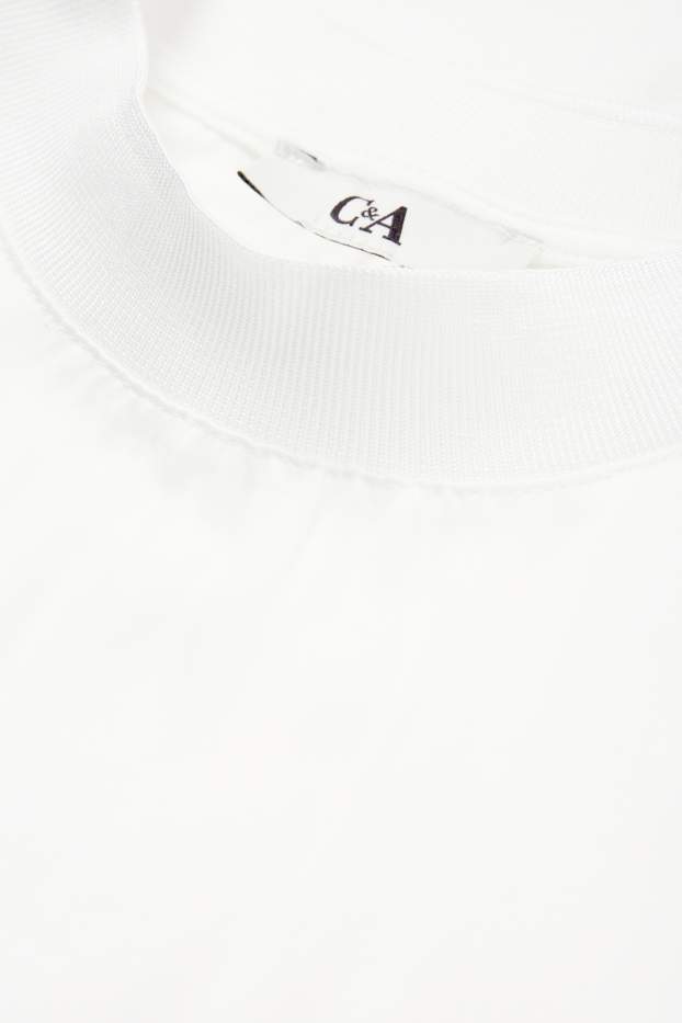 Damen - T-Shirt - cremeweiß