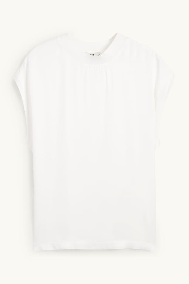 Damen - T-Shirt - cremeweiß