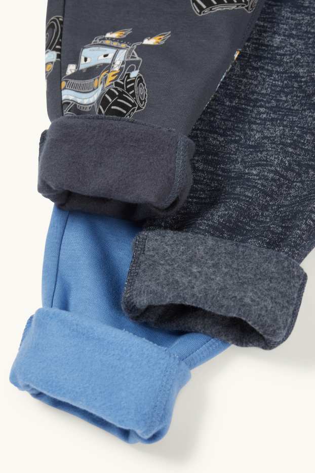 Children Boys - Multipack of 3 - monster truck - joggers - blue / gray