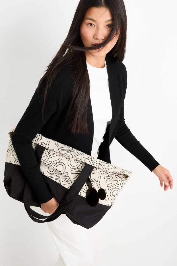 Damen - Shopper - Micky Maus - beige