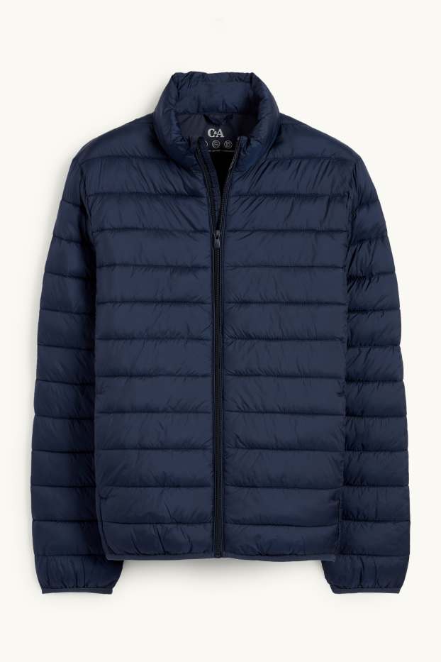 Men - Quilted jacket - dark blue