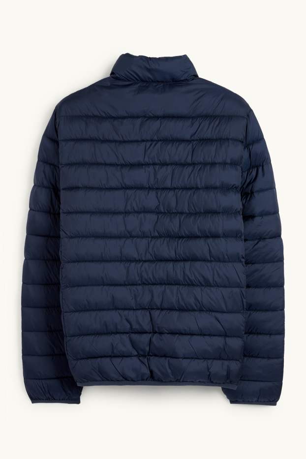 Men - Quilted jacket - dark blue