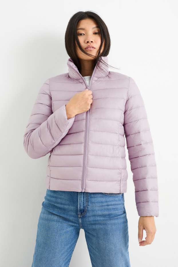Damen - Steppjacke - lila
