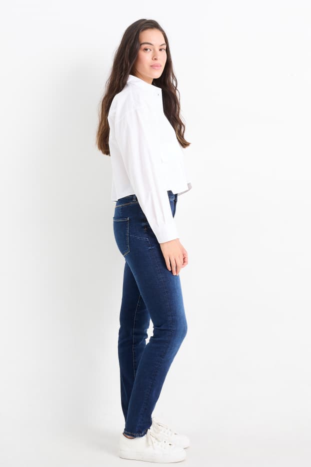 Donna - Slim jeans - vita media - jeans modellanti - LYCRA® - jeans blu