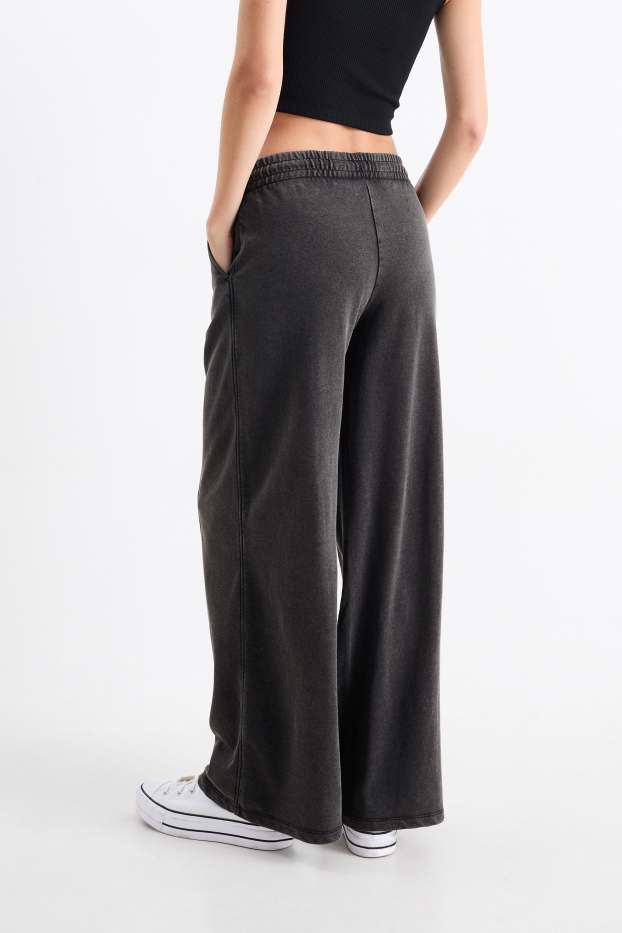 Dames - Joggingbroek - donkergrijs