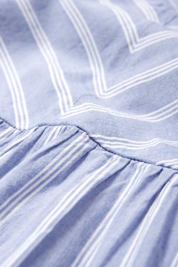 Donna - Blusa - a righe - azzurro