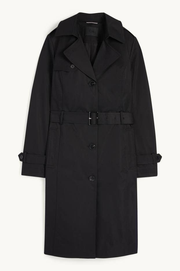 Femmes - Trench - déperlante - noir