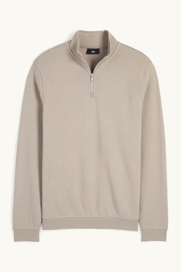 Men - Sweatshirt - beige