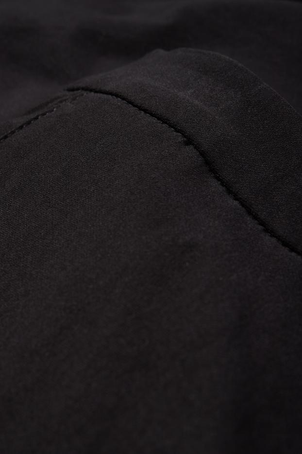 Donna - Pantaloni - vita media - slim fit - nero