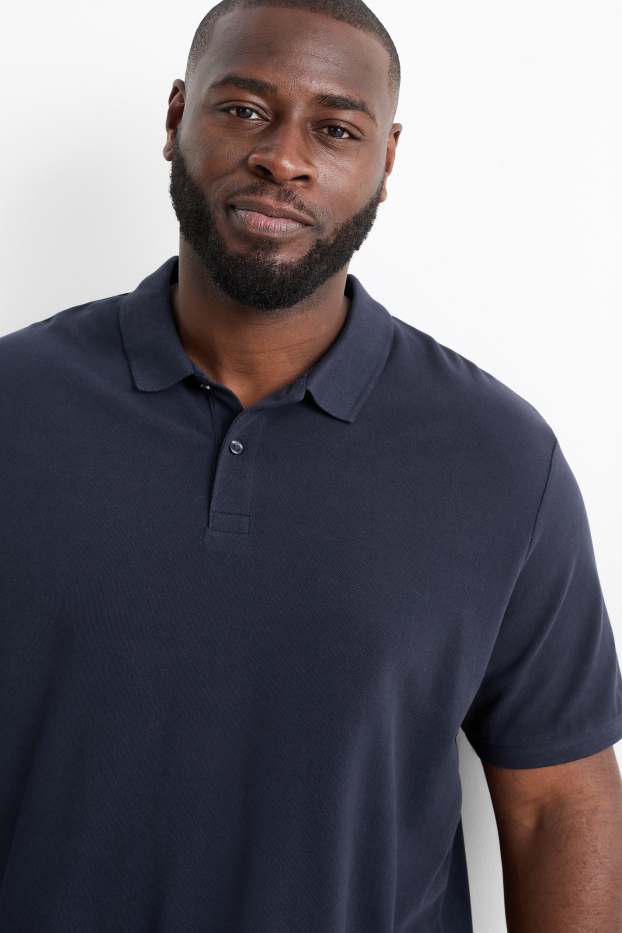 Heren - Poloshirt - donkerblauw