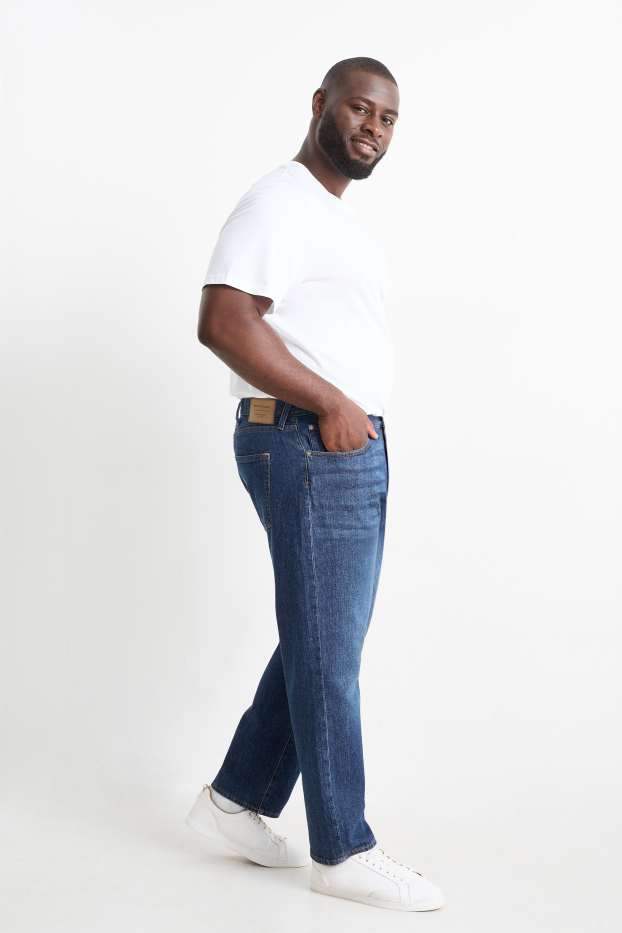 Herren - Regular Jeans - LYCRA® - dunkeljeansblau