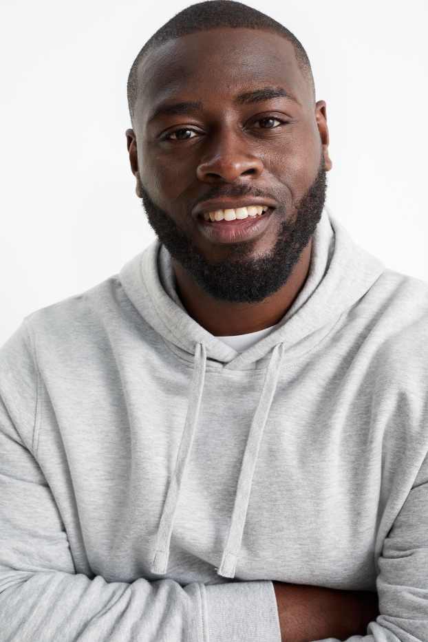 Home - Dessuadora amb caputxa - gris clar