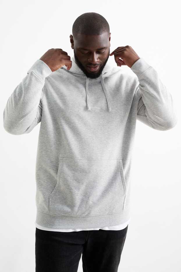 Home - Dessuadora amb caputxa - gris clar