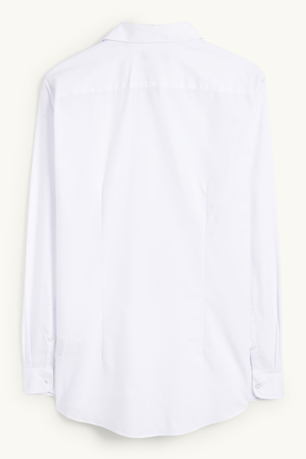 Herren - Businesshemd - Slim Fit - Kent - weiss