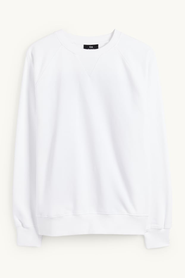 Heren - Sweatshirt - wit
