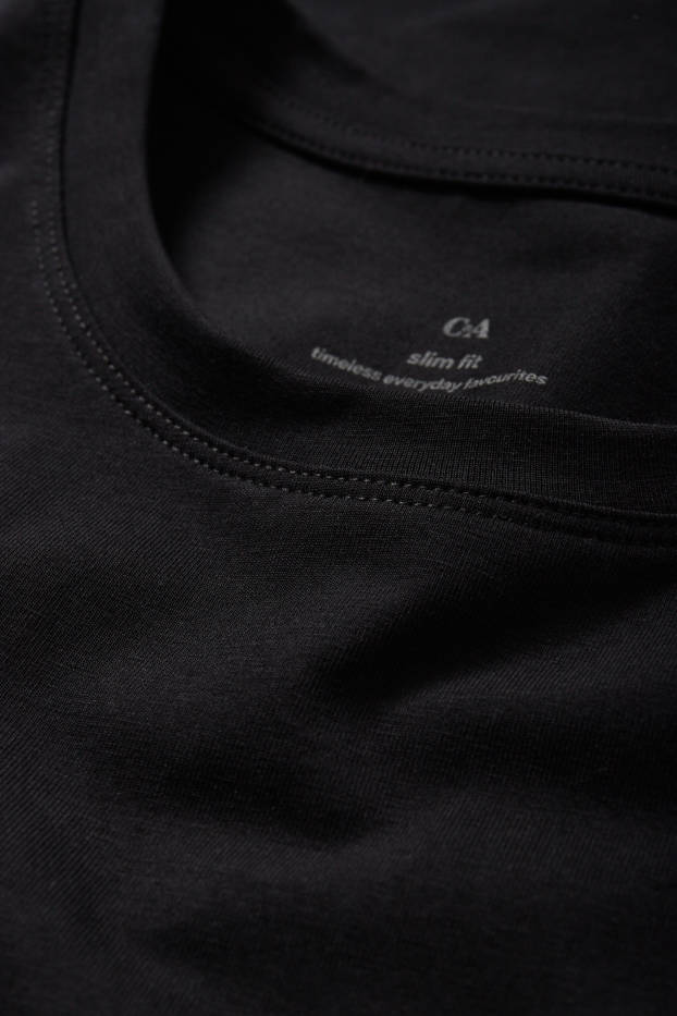 Femmes - Lot de 2 - haut à manches longues  - noir