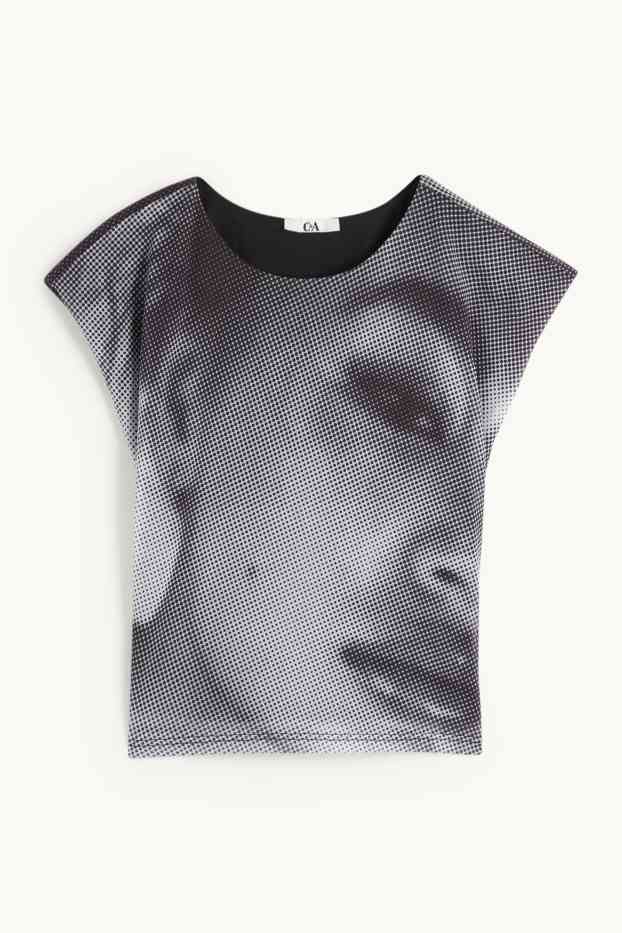 Femmes - T-shirt - gris anthracite
