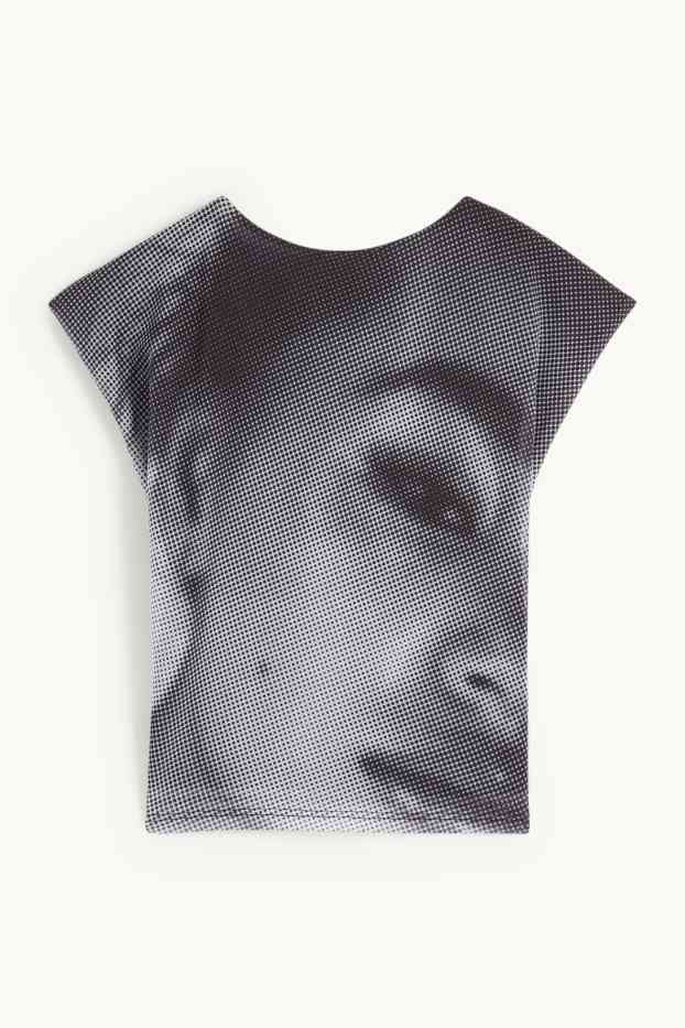 Femmes - T-shirt - gris anthracite