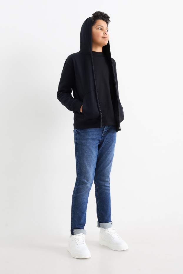 Copii - Băieți - Multipack 2 perechi - slim jeans - betelie extra-lată - gri