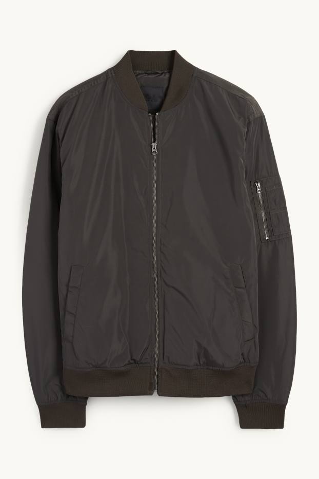 Home - Jaqueta bomber - negre