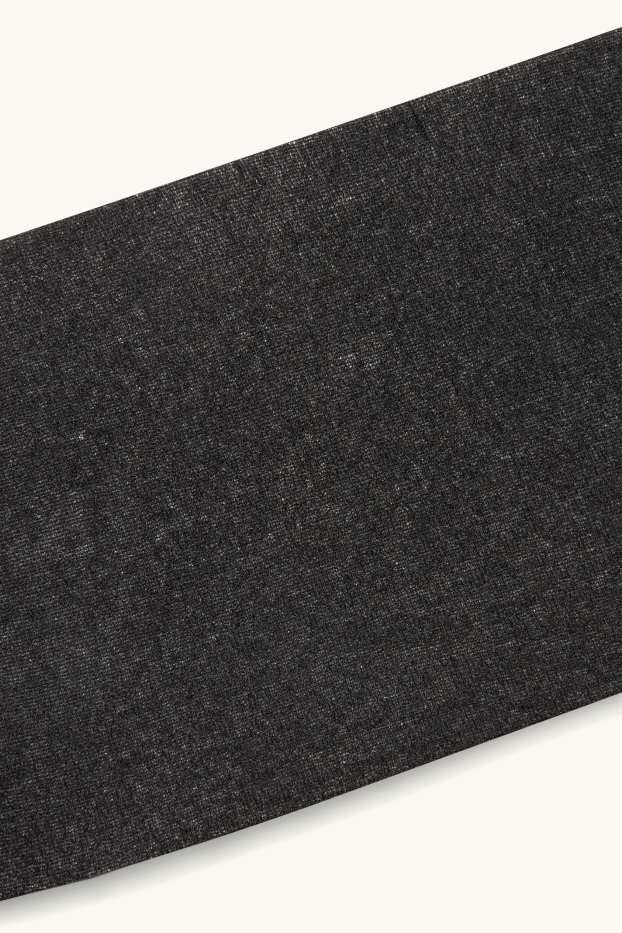 Dames - Set van 6 paar - nylon kniekousen - 20 DEN - zwart