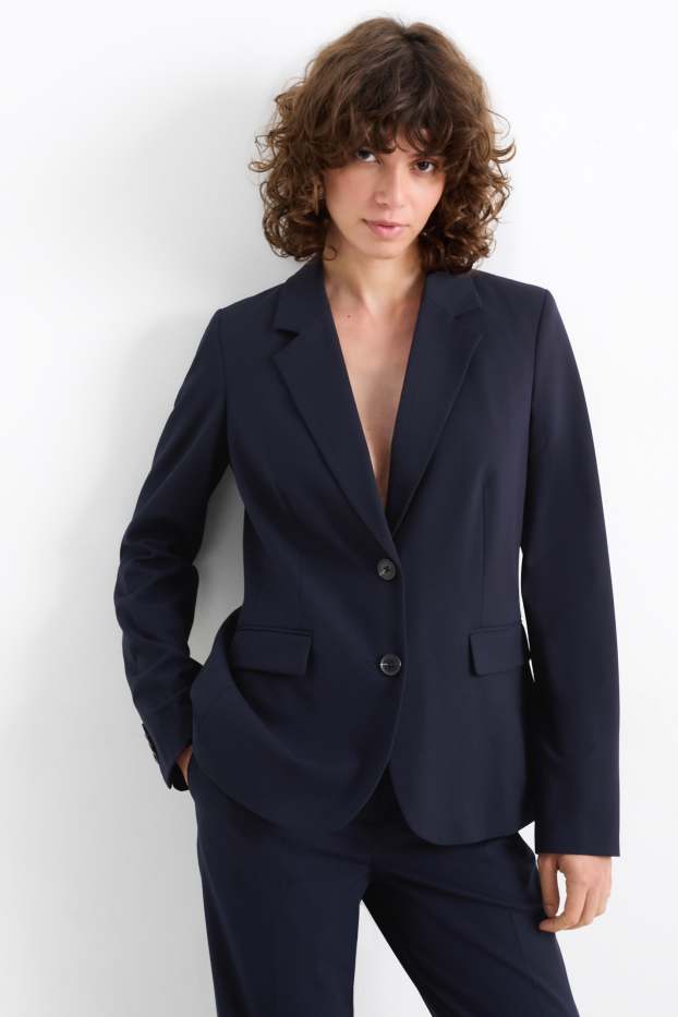 Dona - Blazer formal - regular fit - blau fosc